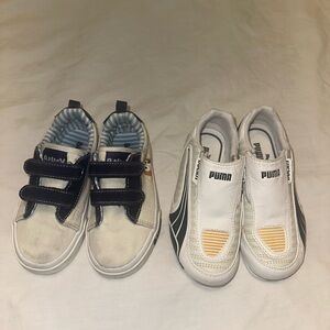 Puma Kids Dual Pack Sneakers - Black and White